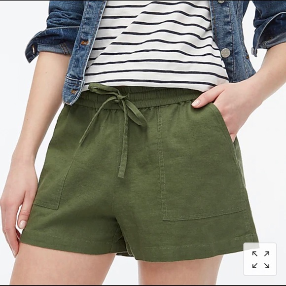 J. Crew Pants - NWT👀 J. Crew Linen Blend shorts